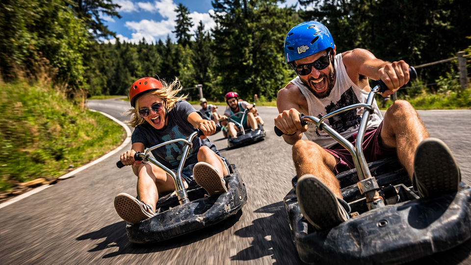 What is it like riding a luge?