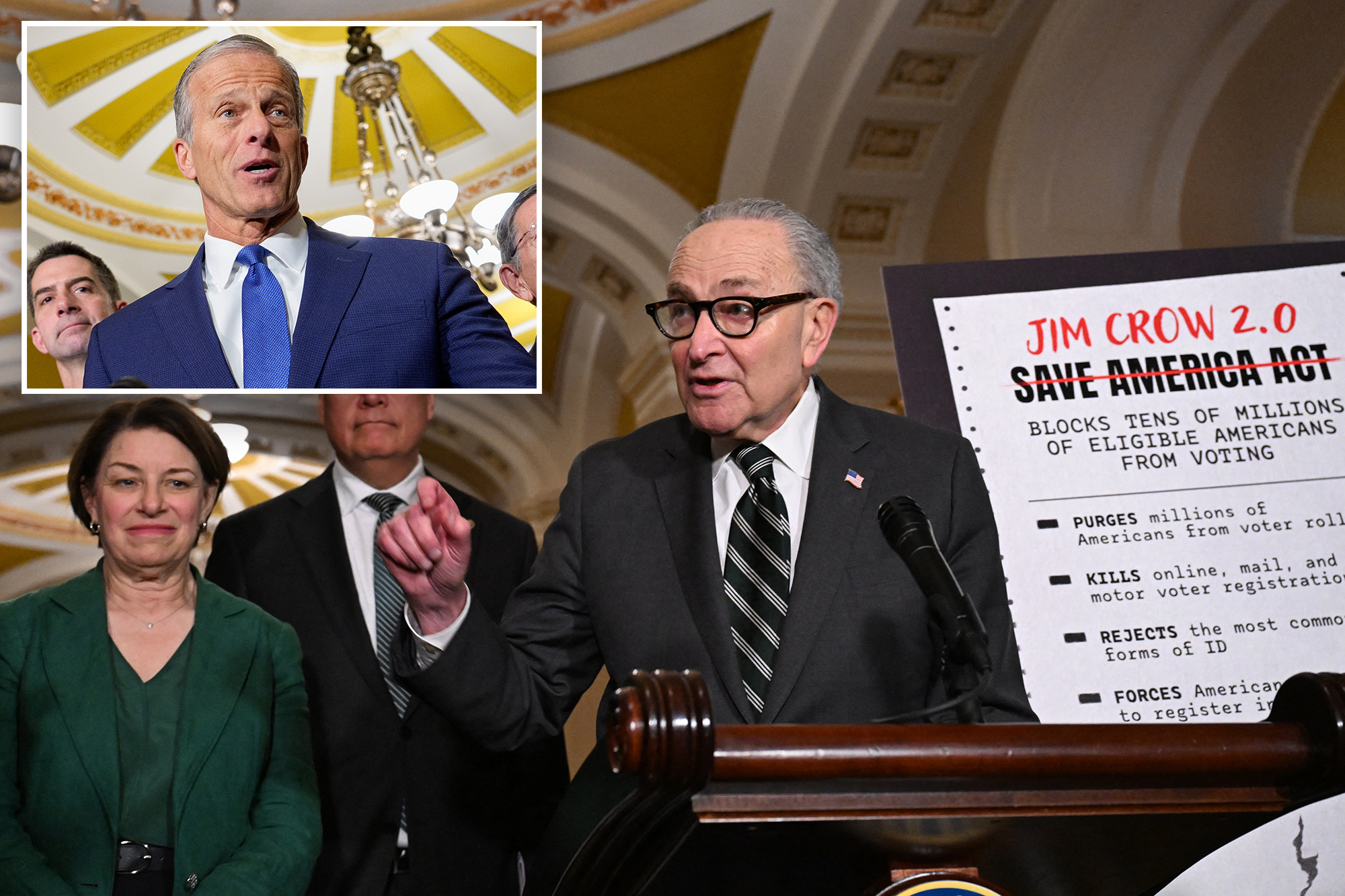 Senate GOP moves on Save America Act — the likely doomed voter ID bill ...