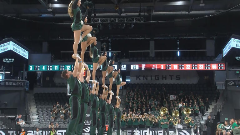 UH cheer team bids aloha to Big West at final basketball tournament in ...