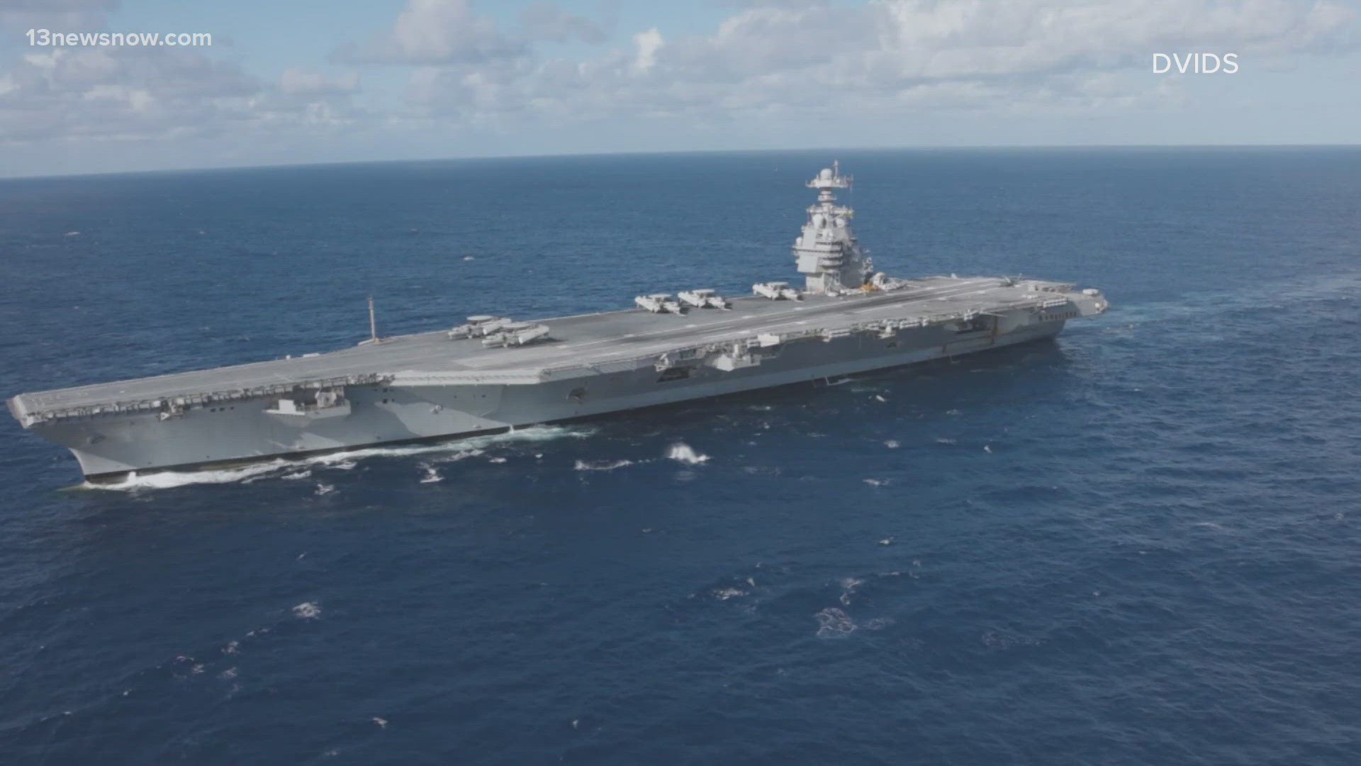 USS Gerald R Ford to undergo repairs after fire