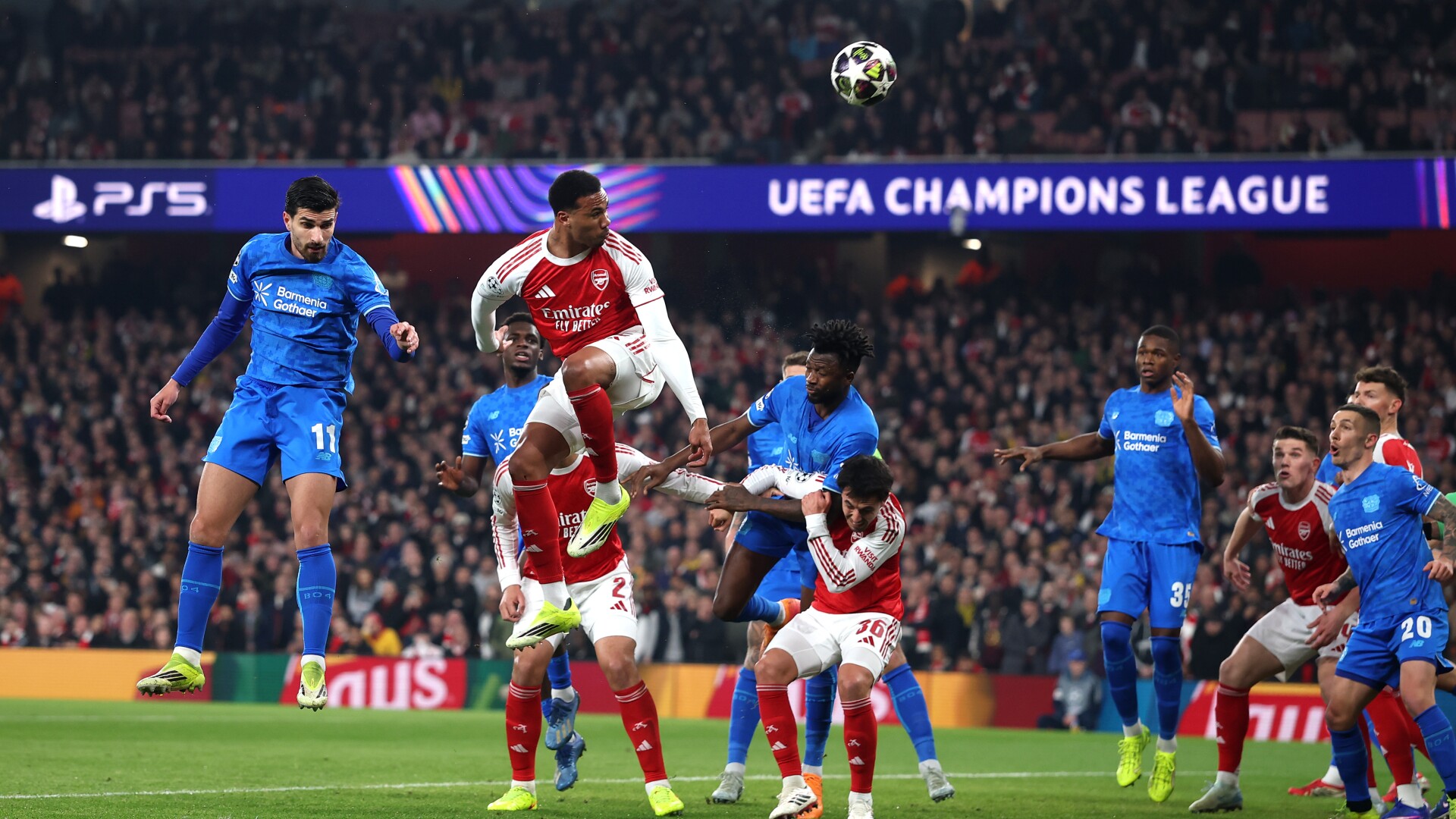 Arsenal 2-0 (3-1 agg.) Bayer Leverkusen: Gunners cruise into Champions League QF<br><br>