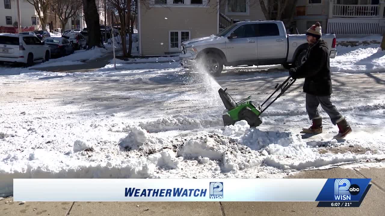 When will Wisconsin snow melt after March 2026 blizzard?