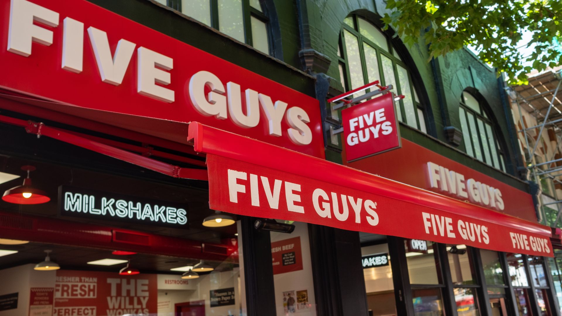 A rare free burger deal is happening at Five Guys this week