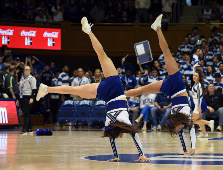 Best of Duke Blue Devils cheerleaders in photos