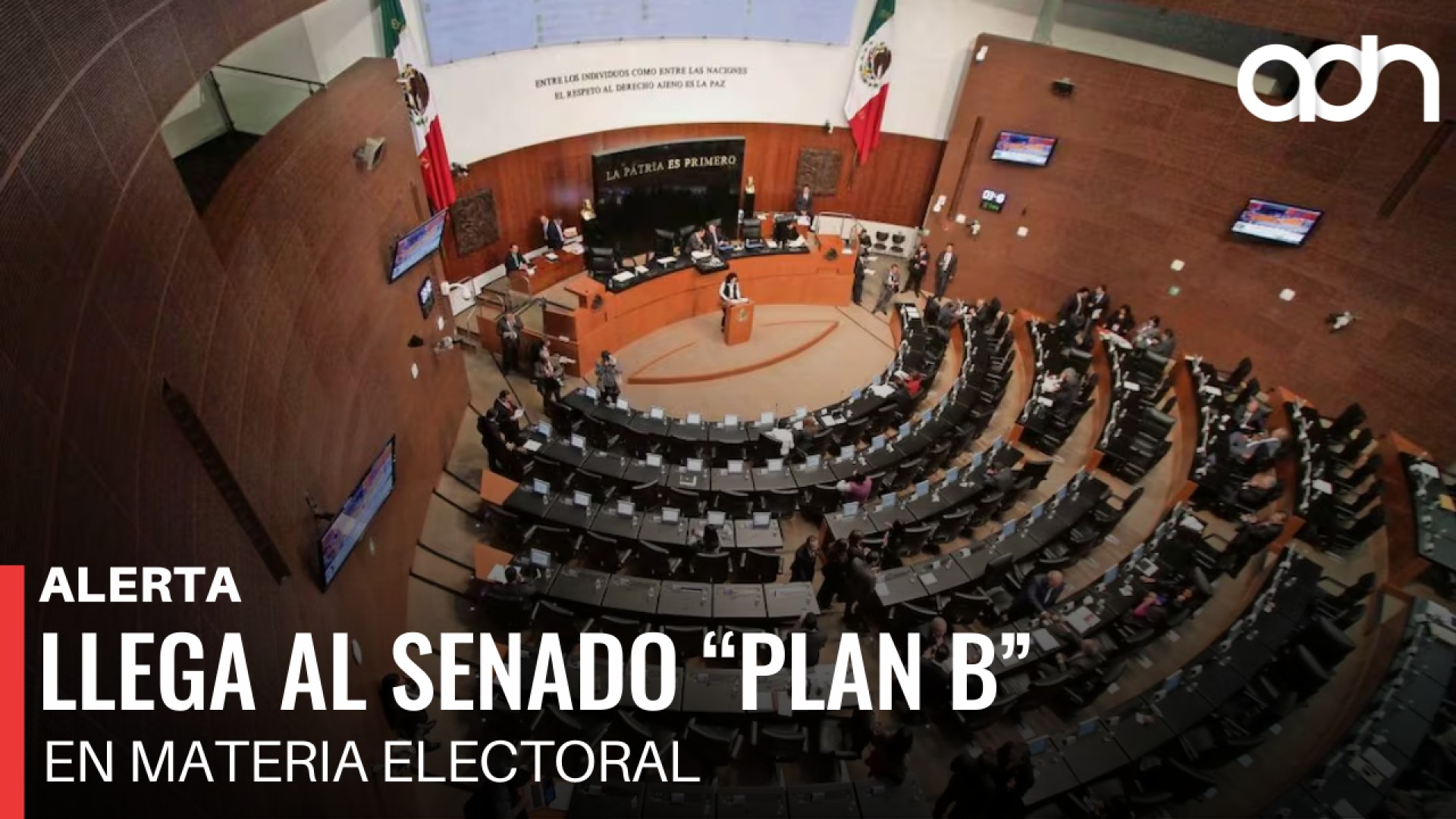 🚨¡Última hora! Llega al Senado el "Plan B" de la reforma electoral