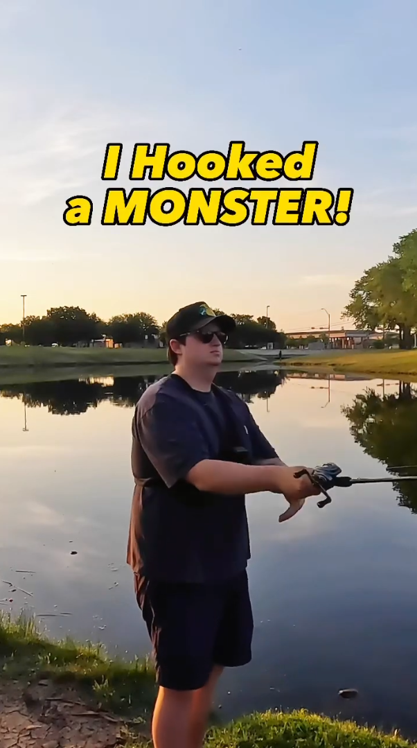 I hooked something huge. You won’t believe this catch