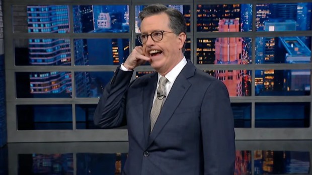 Stephen Colbert dusts off his ruthless Eric Trump impression: 'I'm ...