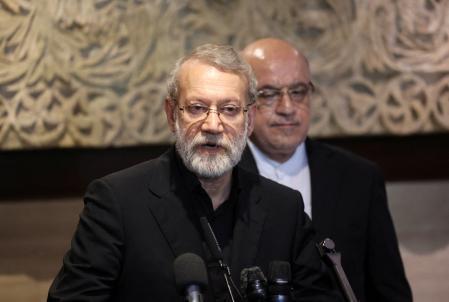 Ali Larijani, jefe de seguridad de Irán, en Beirut en 2025 Aziz Taher / Reuters