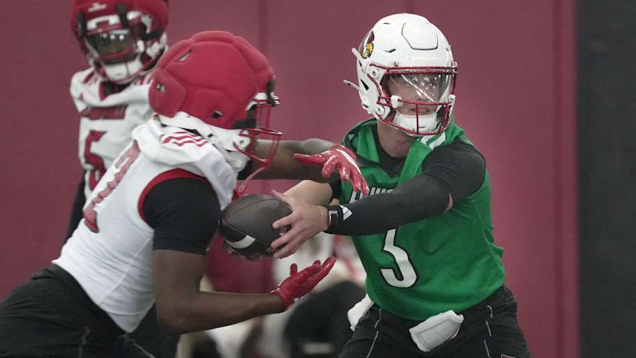 Notes and observations from Louisville's first spring practice of 2026