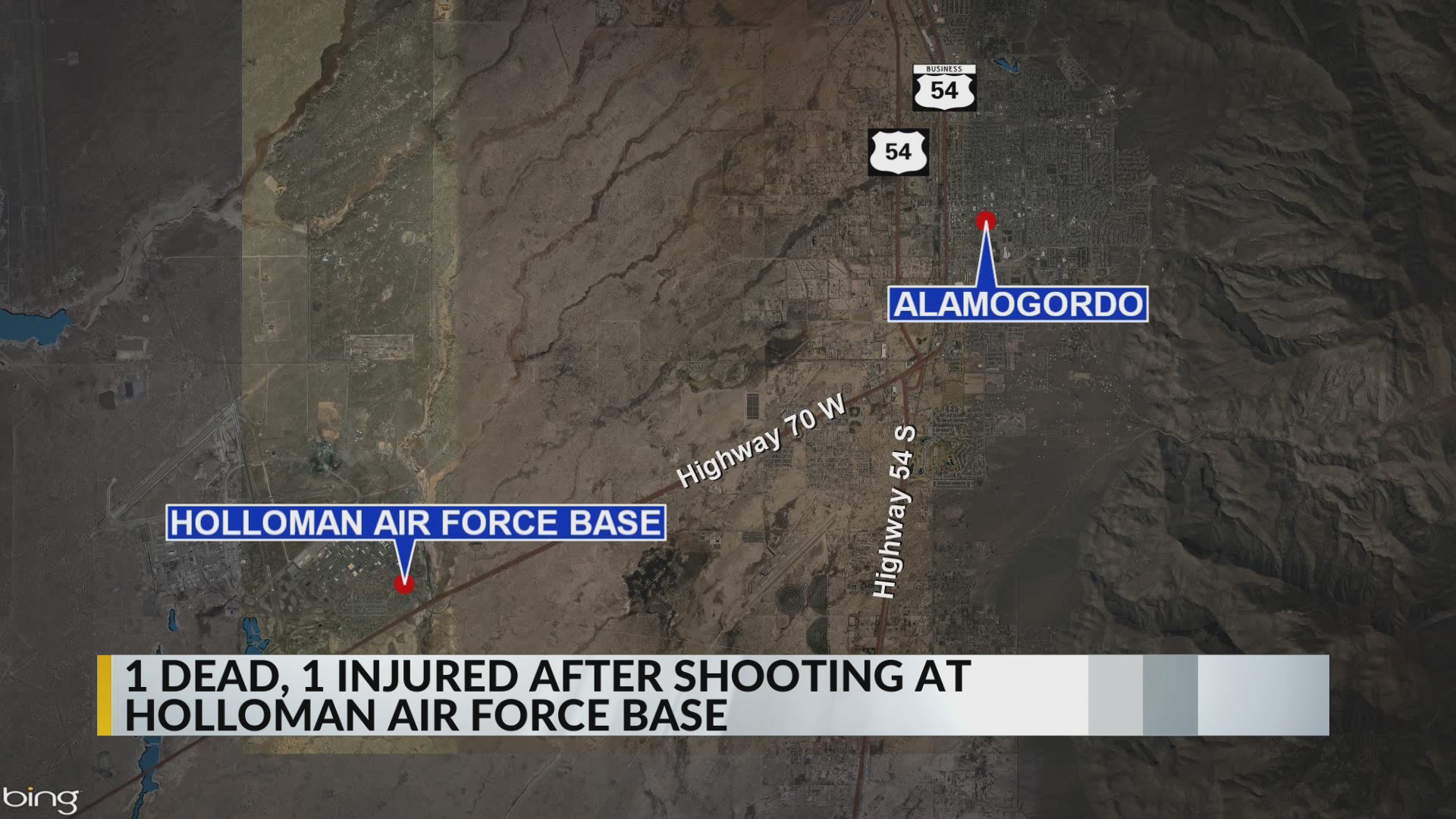 1 dead, 1 injured after shooting at Holloman Air Force Base