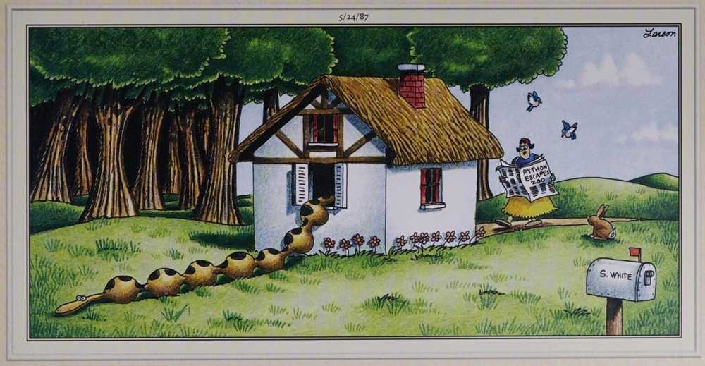Snow White returns home.