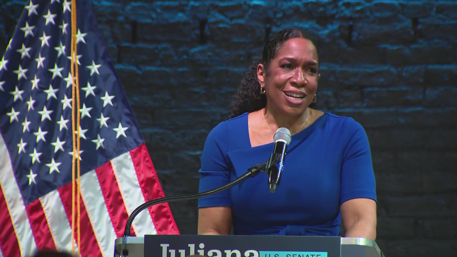 Lt. Gov. Juliana Stratton gives victory speech after winning Illinois ...