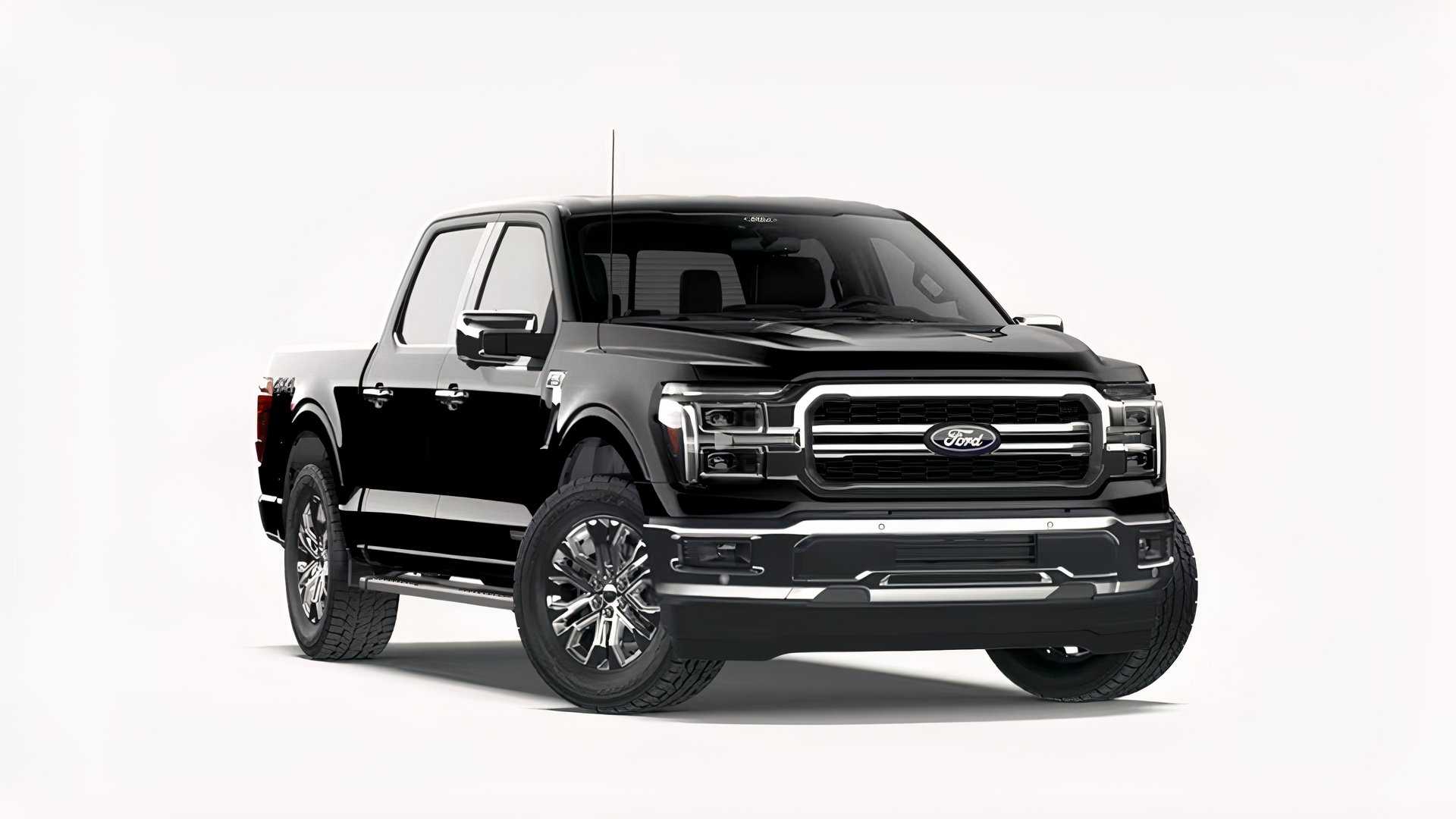 2026 Ford F-150 Lariat SuperCrew PowerBoost Hybrid Front 3/4 View
