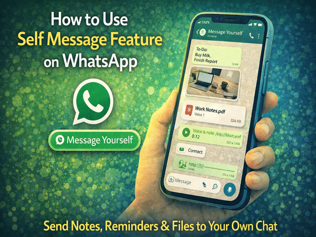 WhatsApp 'message yourself' feature: How to send notes, reminders, and ...