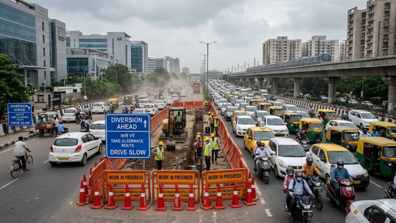 Gurugram traffic alert: SPR road stretch to face disruptions for 60 ...