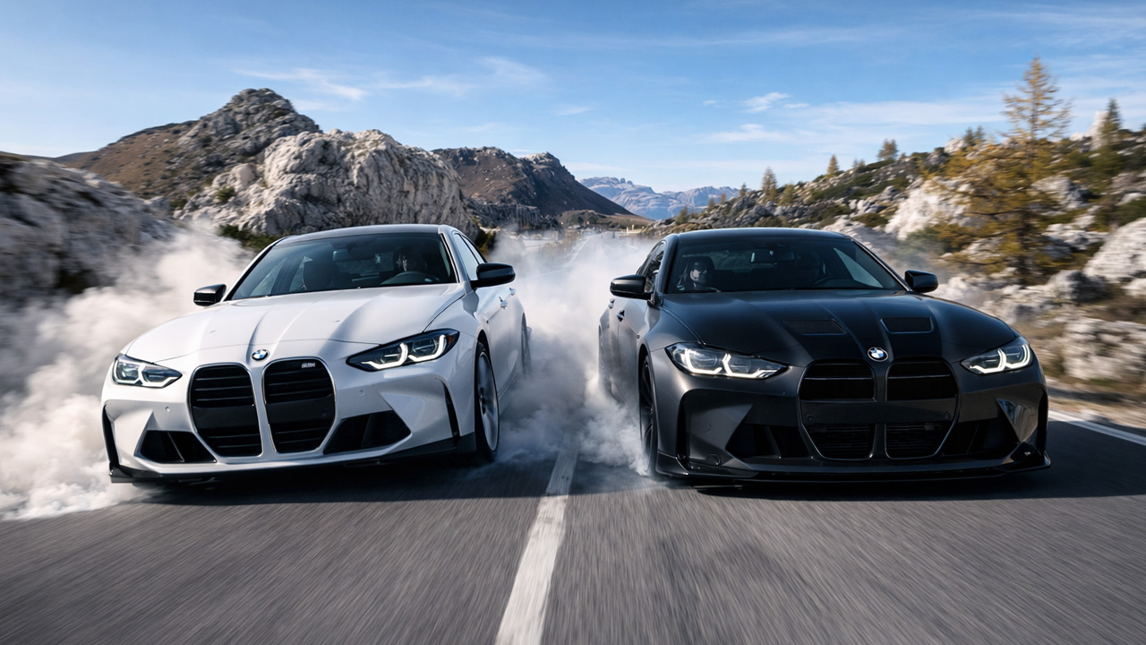 What happens when two BMW M cars drift together