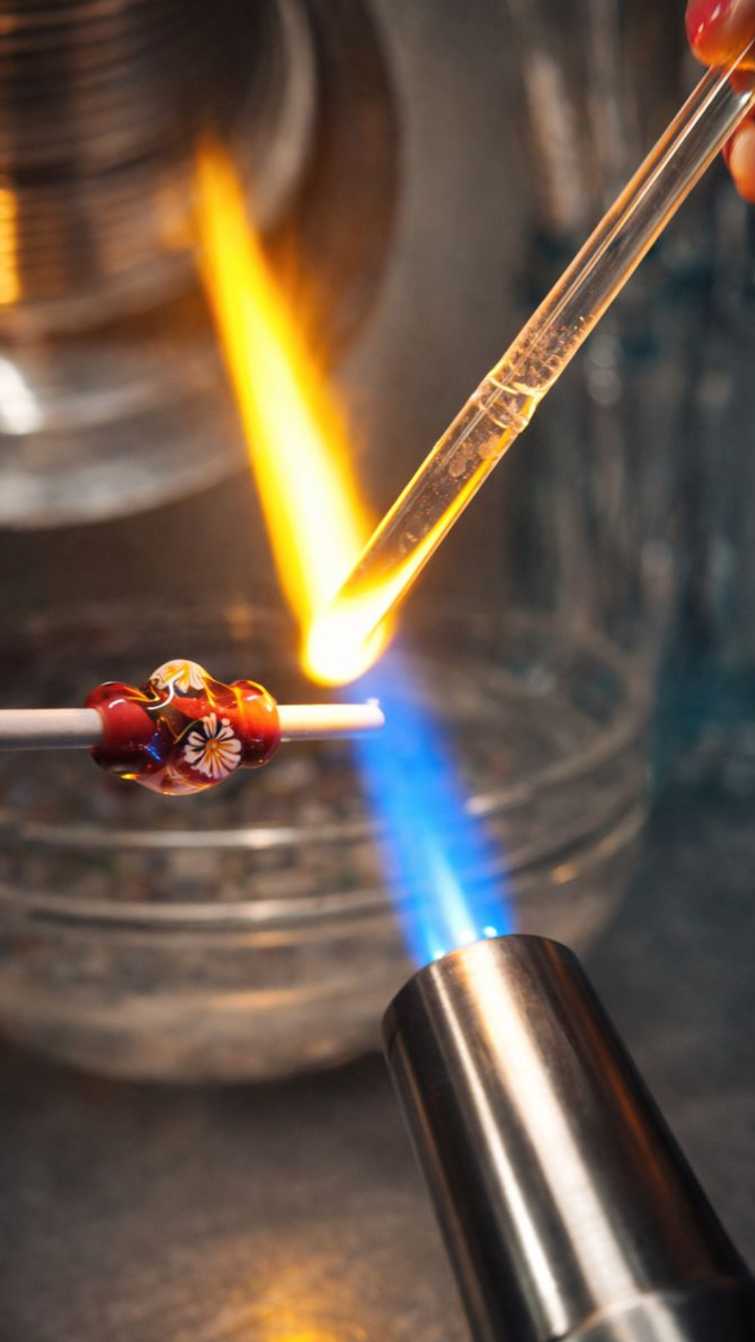 The secret of slow heating in glass bead making explained