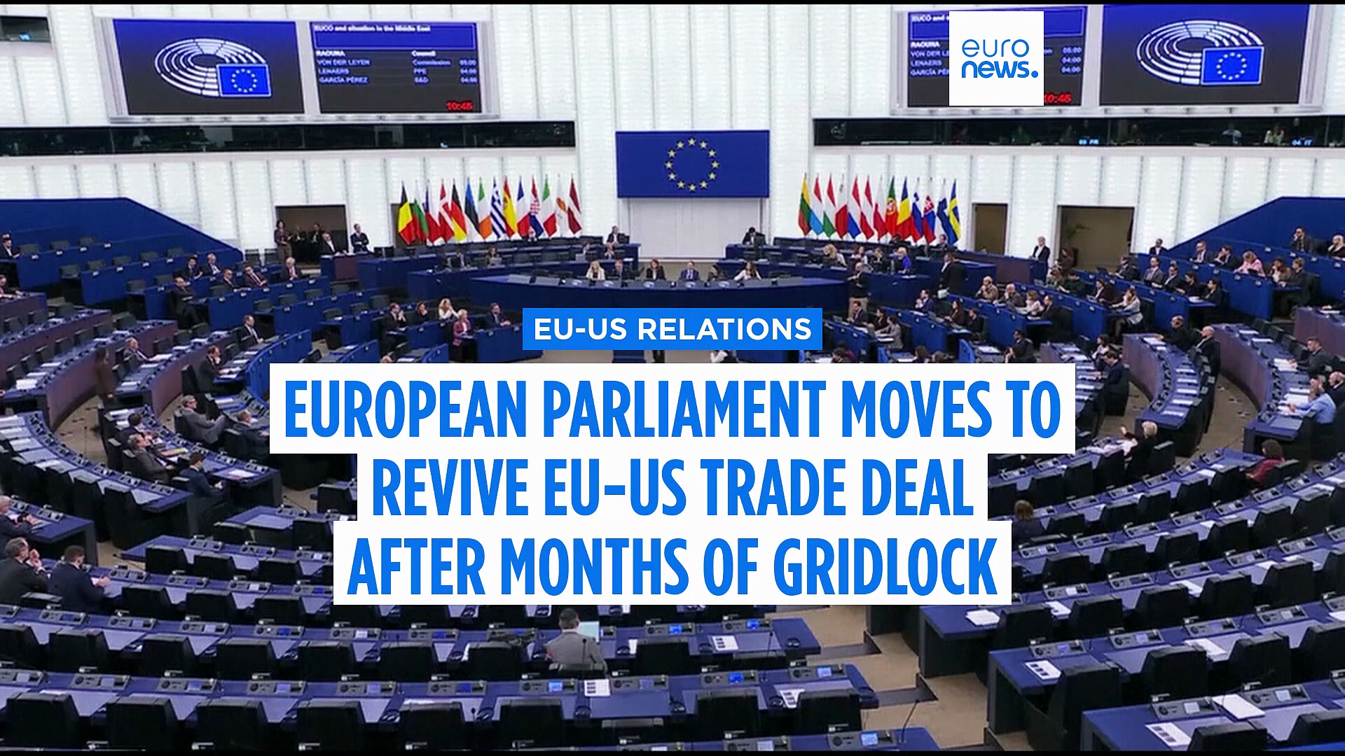 European Parliament moves to revive the EU-US trade deal after months ...