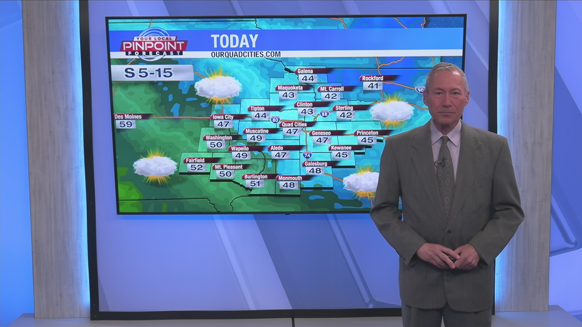 Warming trend gets underway today in the Quad Cities