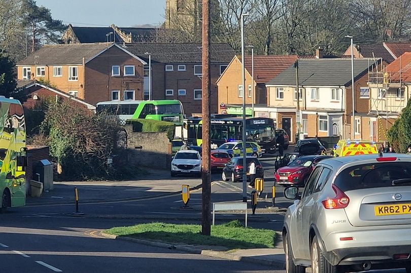 Road closed and buses diverted after Arnold four-vehicle crash