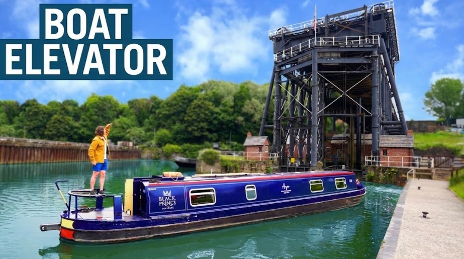 This is what happens when a boat enters a giant water elevator and ...