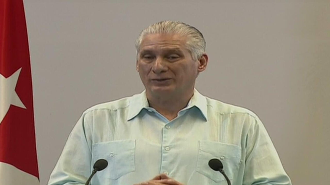 Cuban leader Miguel Diaz-Canel accuses US of threatening country almost ...