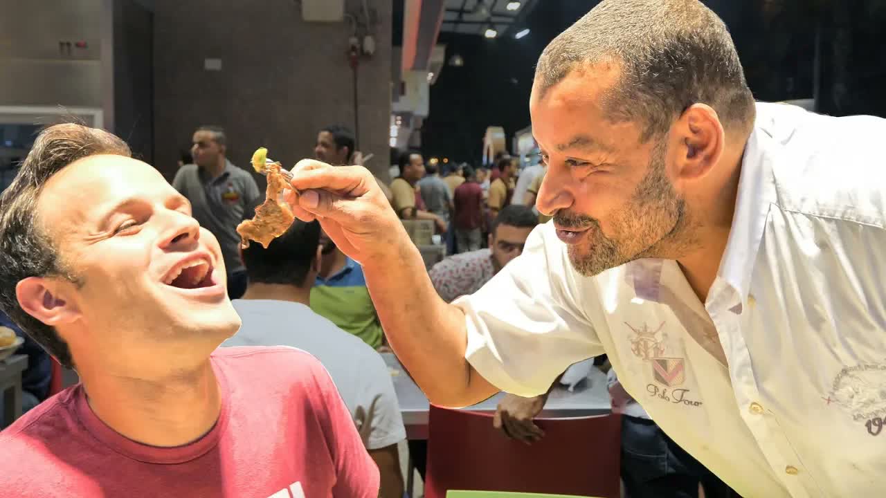He ate what locals eat daily - and tested the scale of portions