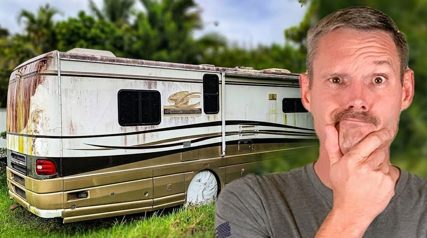 Free abandoned RV… will it start?