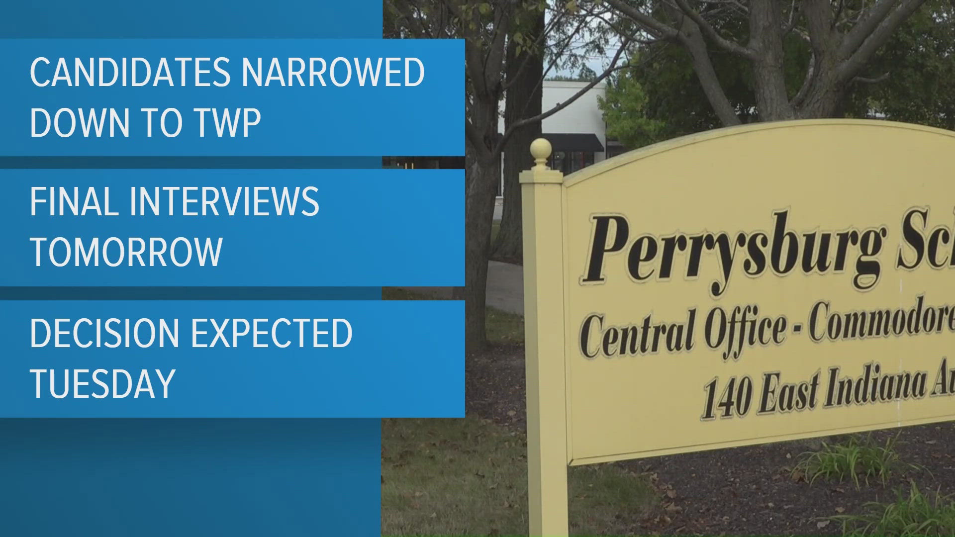 Perrysburg school board narrows superintendent finalists to two