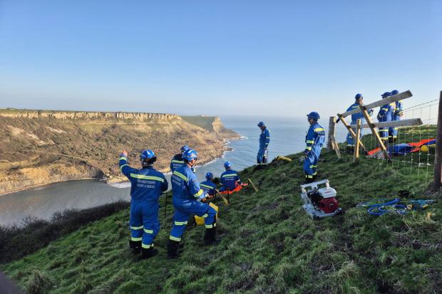 Person rescued after becoming stranded on cliff in Dorset