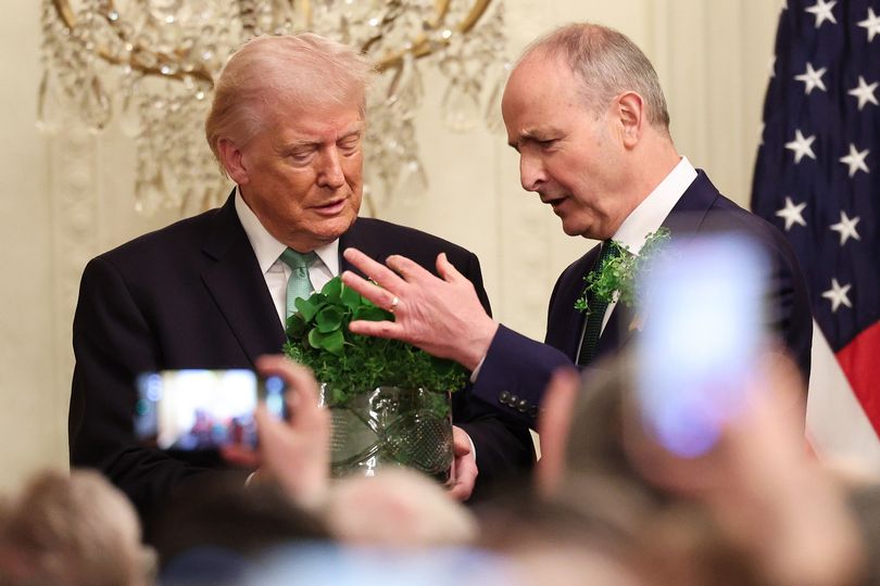 Irish leader 'lectured by Trump, Vance and Rubio' as he 'nodded along'