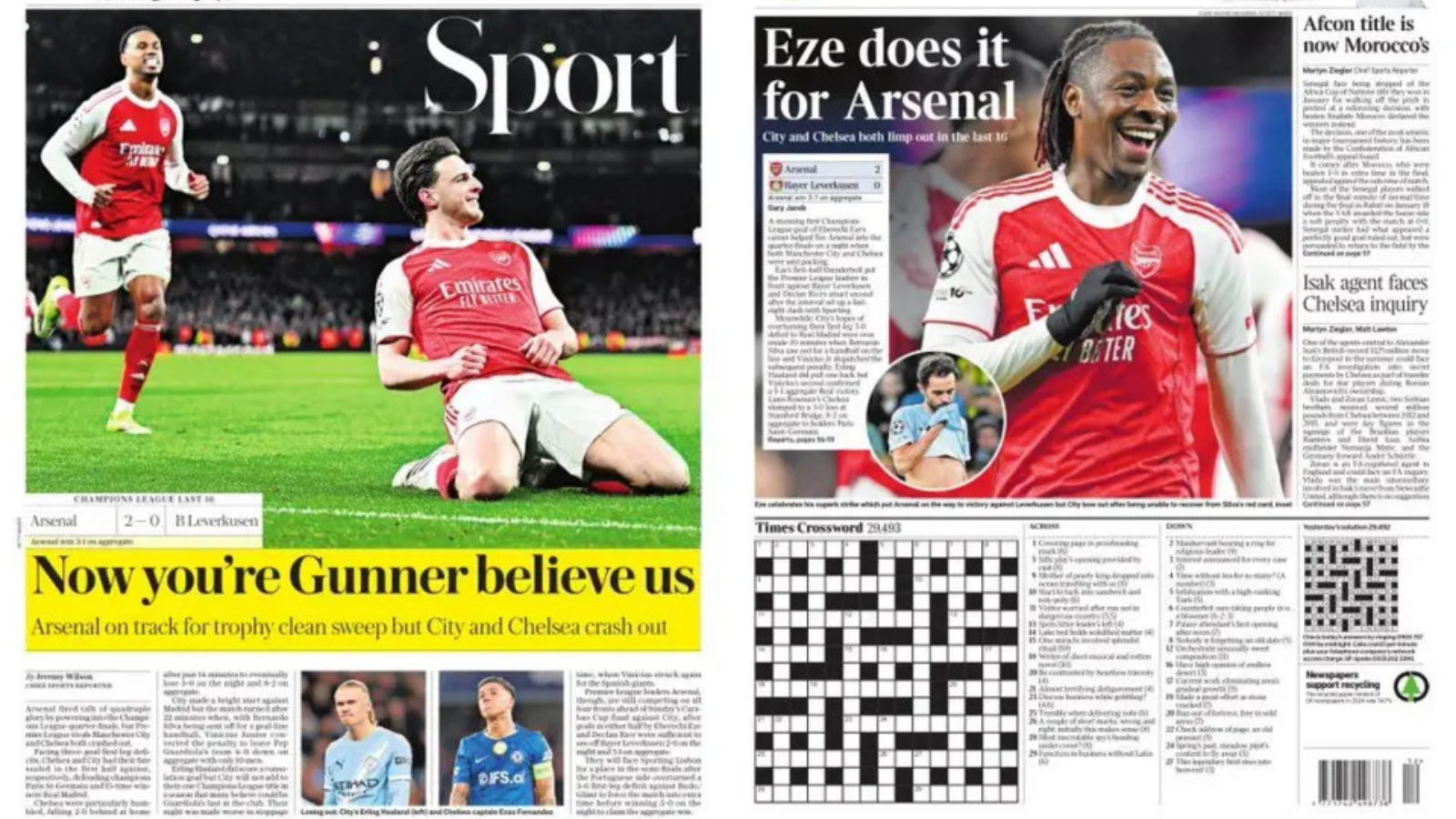 Eze does it for Arsenal