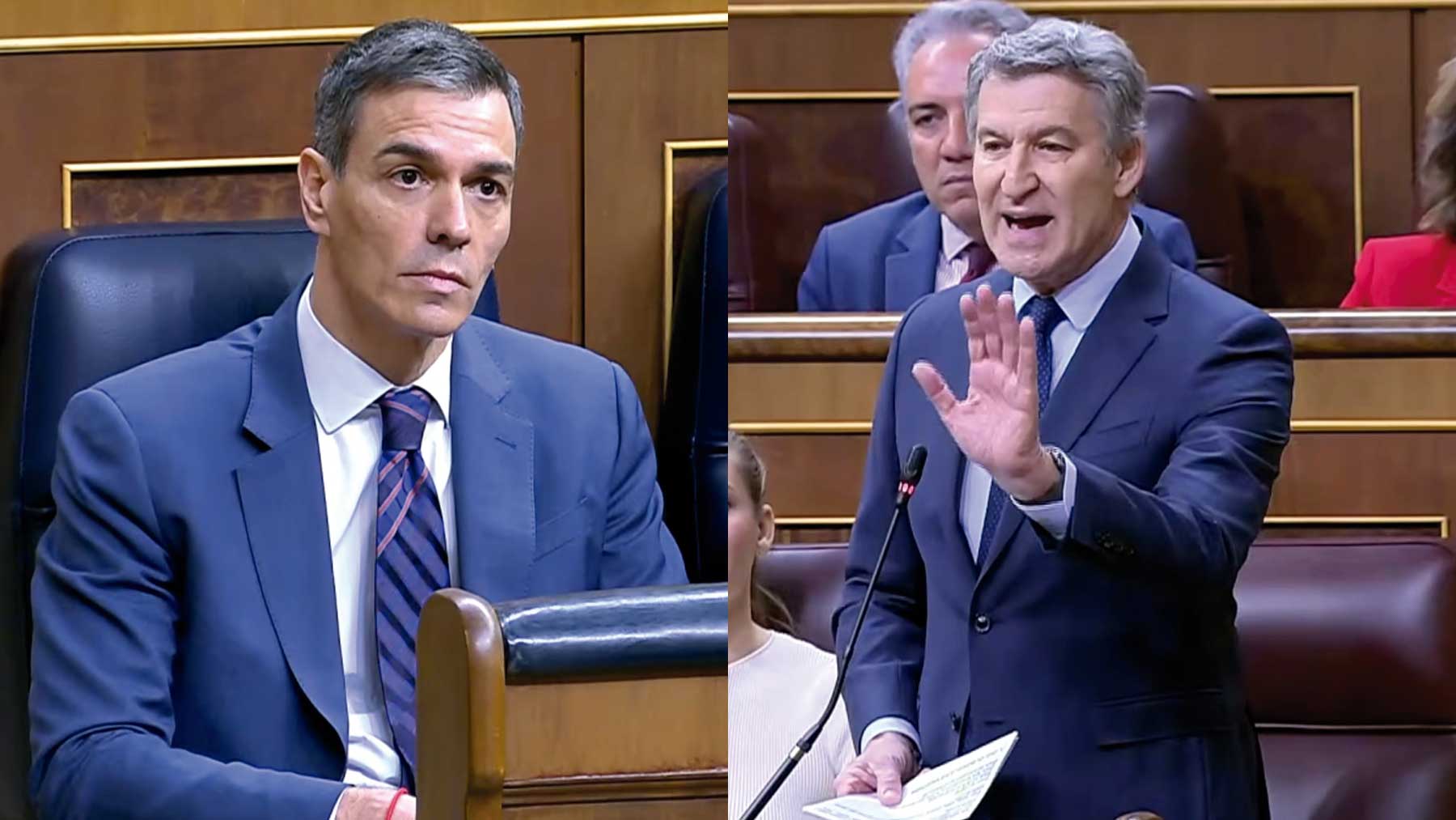 Sánchez sigue en el 'no a la guerra' y Feijóo le pide que se vaya tras ...