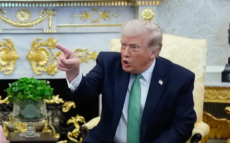 Trump threatens Iran with power plant strikes over Hormuz blockade