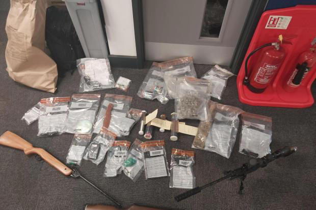 Four arrested and drugs, weapons and cash seized in County Lines crackdown