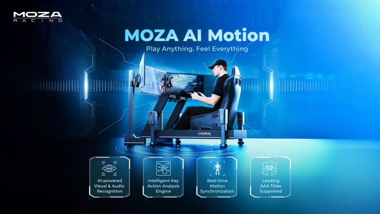 Sim racing innovator MOZA unveils new AI-powered tools to make you feel ...