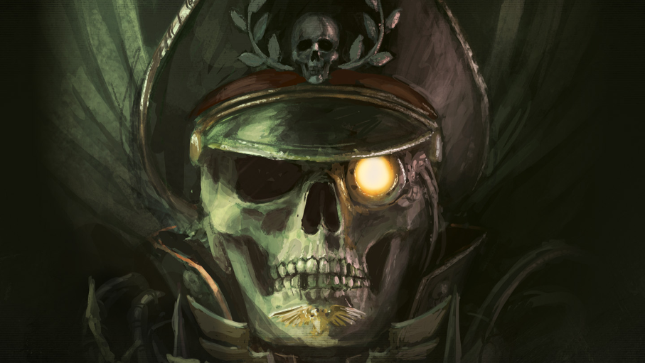 Figurine Warhammer 40K Commissaire Yarrick, Métal, Incomplète, Astra Militarum