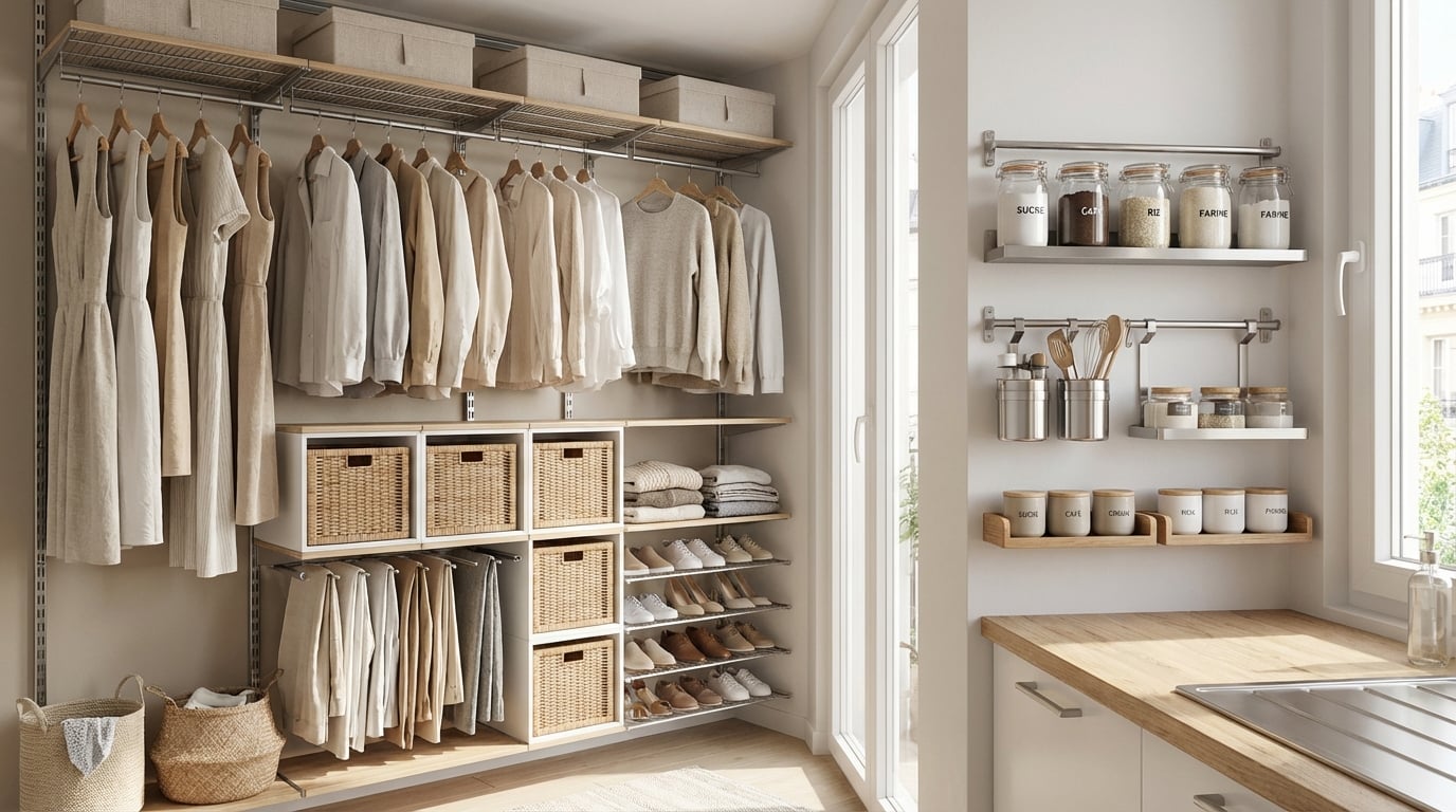 Ces 10 systèmes de rangement plébiscités transforment un appart ...