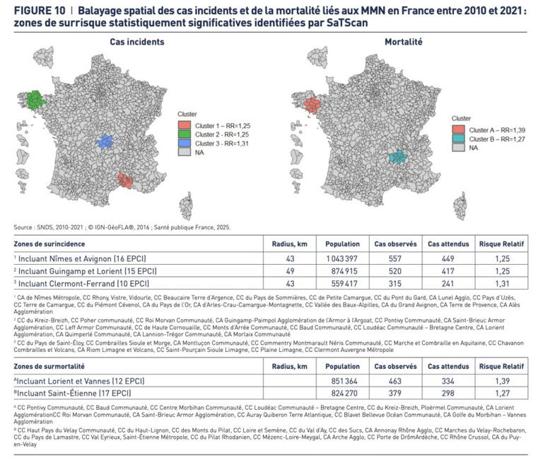 Maladie de Charcot : 3 zones rouges de « sur-incidence » en France ...