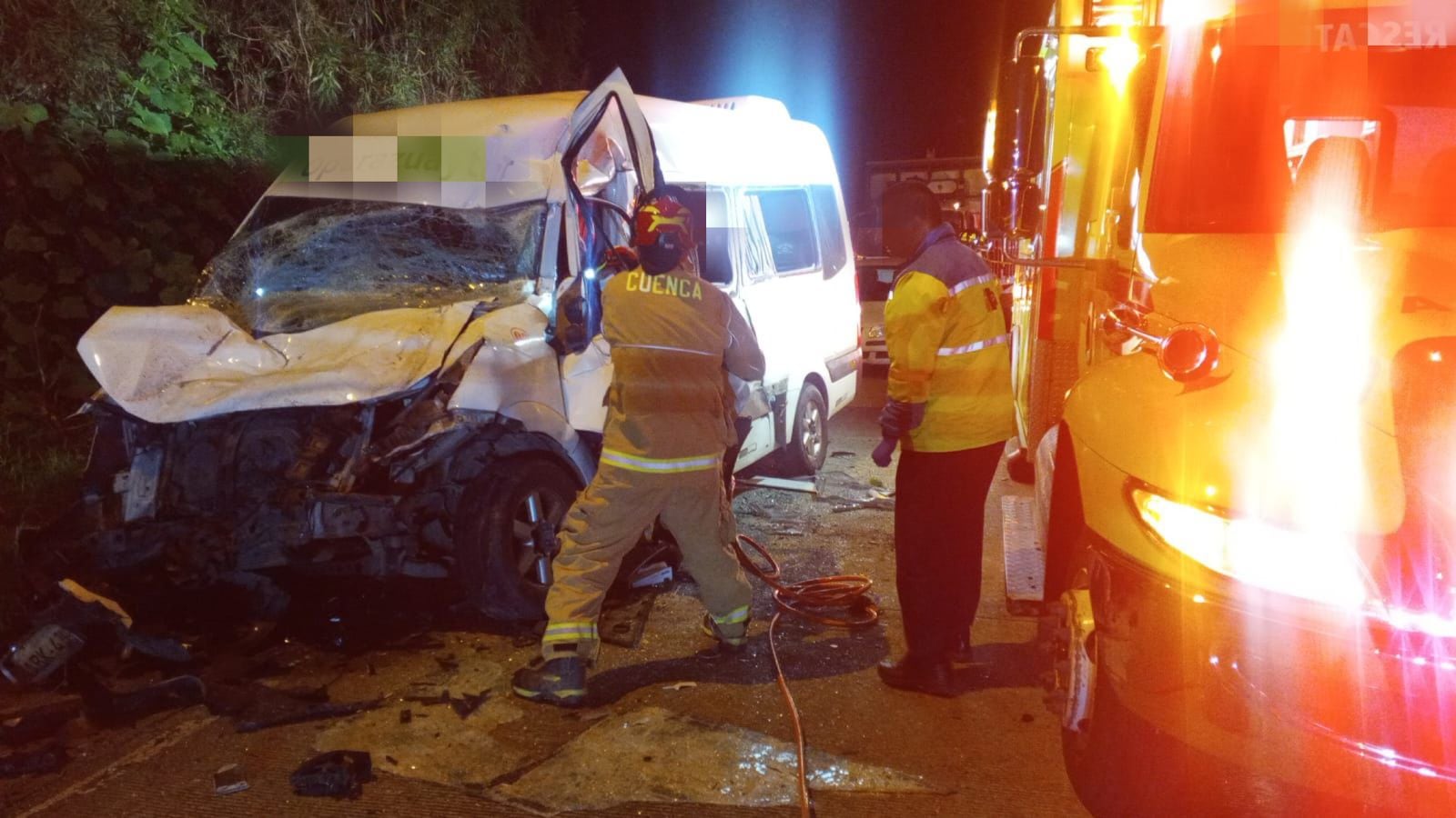 Fatal accidente en la vía Cuenca – Molleturo deja un muerto y siete heridos