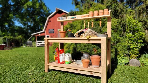 How to build a simple garden bench