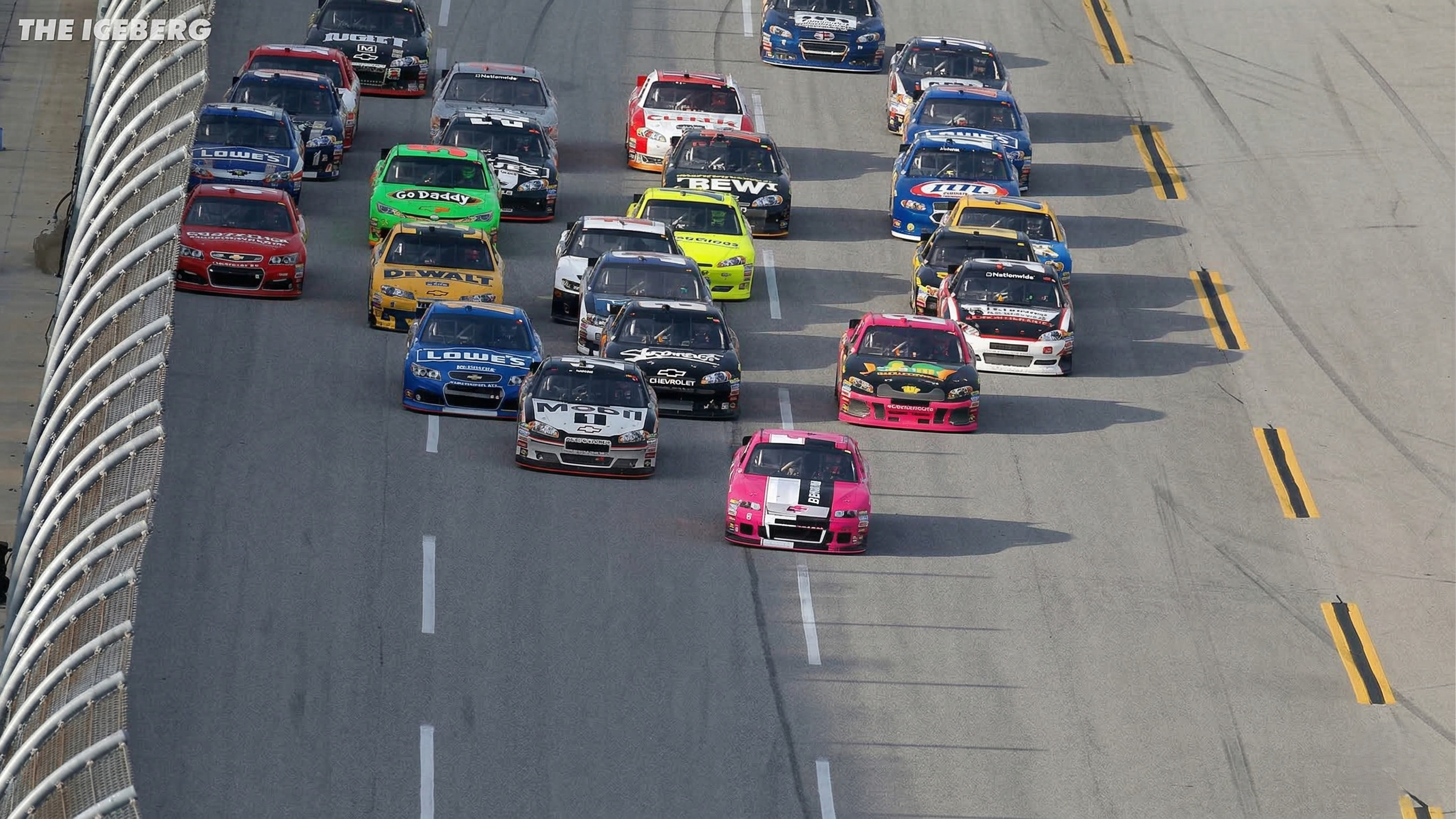 Watch what happens when drivers start working together in a race