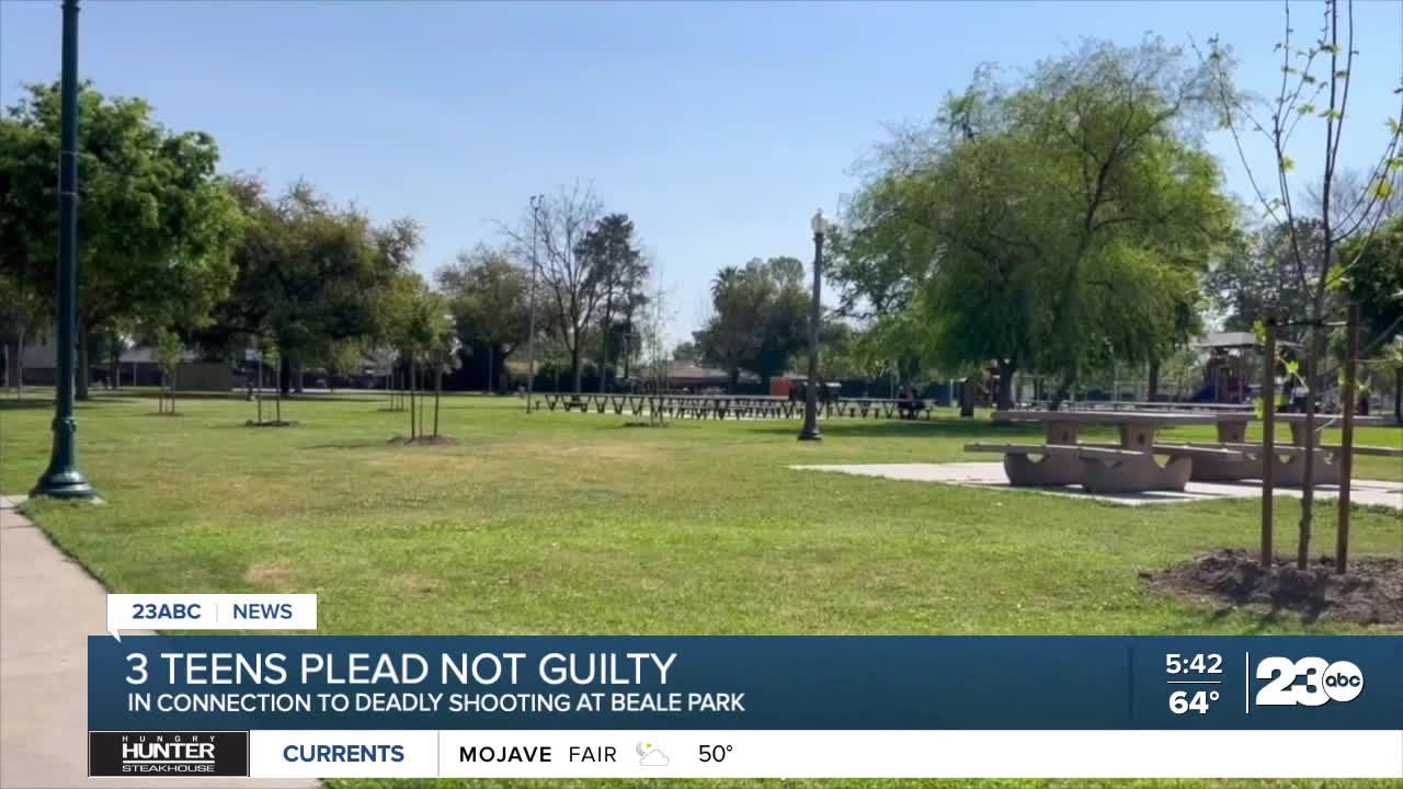 3 teens plead not guilty in deadly Beale Park shooting