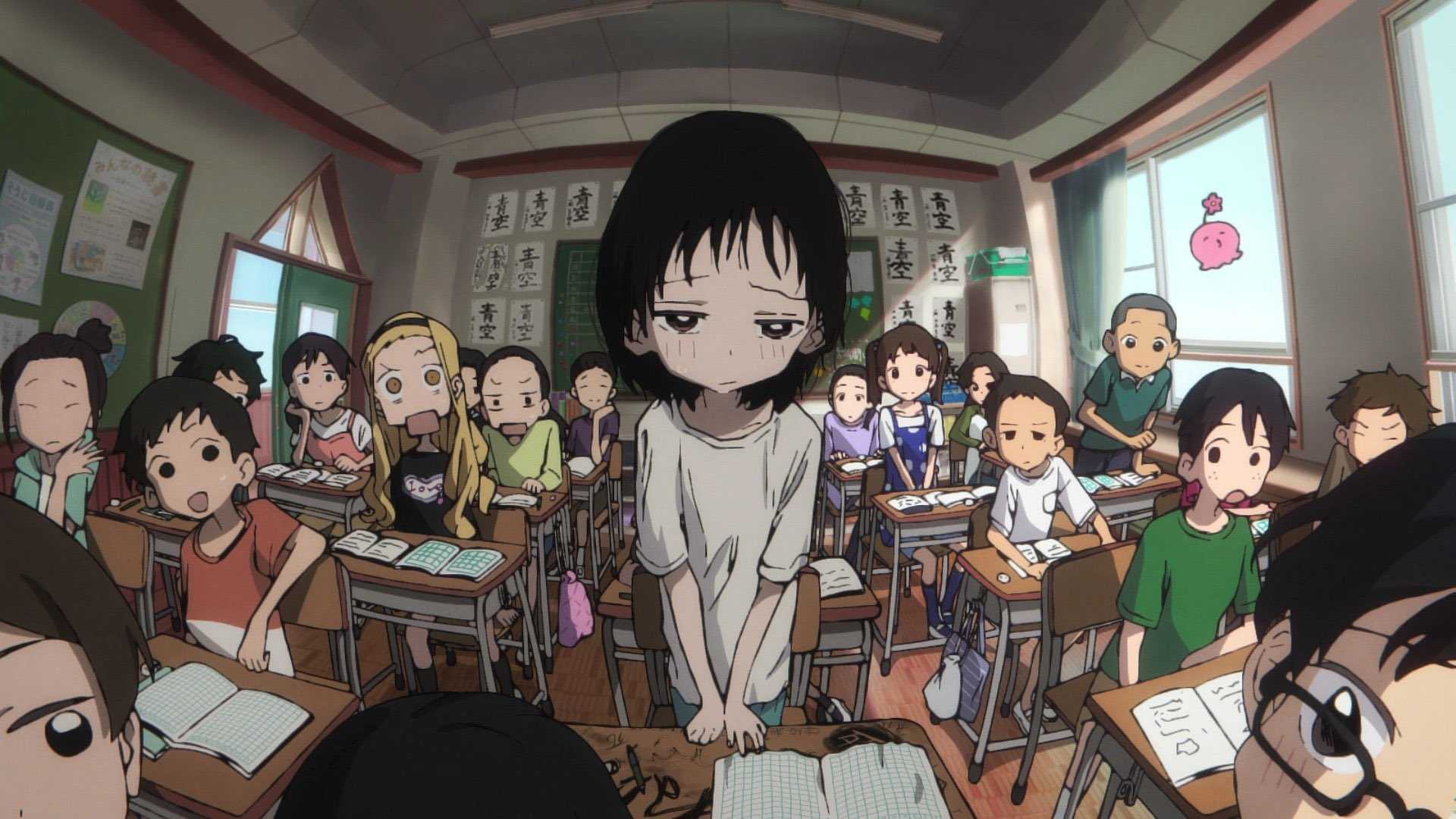 Shizuka Kuze in Takopi's Original Sin anime