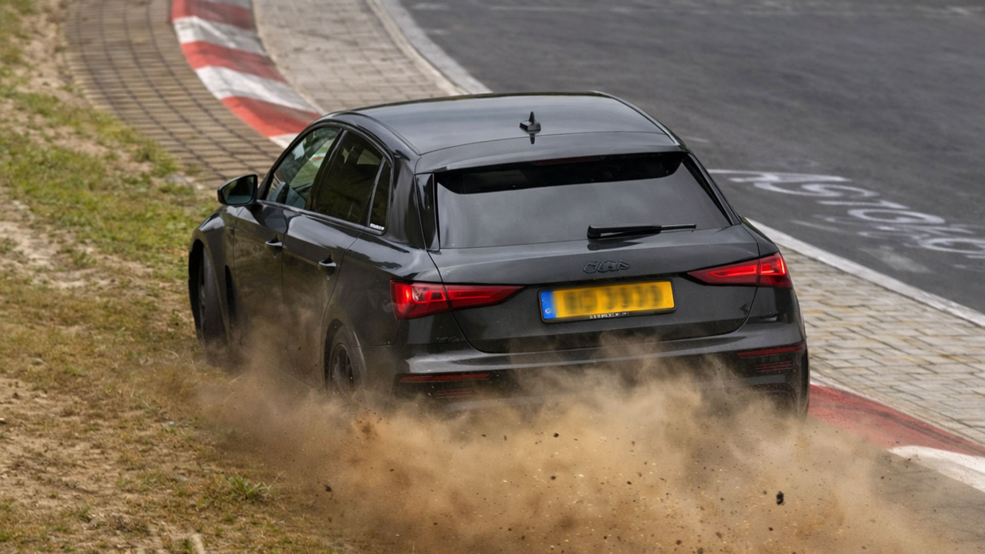Nordschleife speed mistake sends car off track