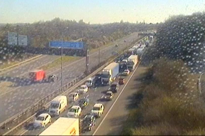 Two in hospital after five-vehicle crash on A2 near Gravesend
