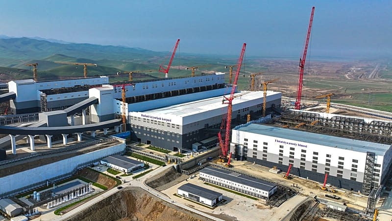 New Almalyk Mining copper plant begins work with 60 million tonne capacity