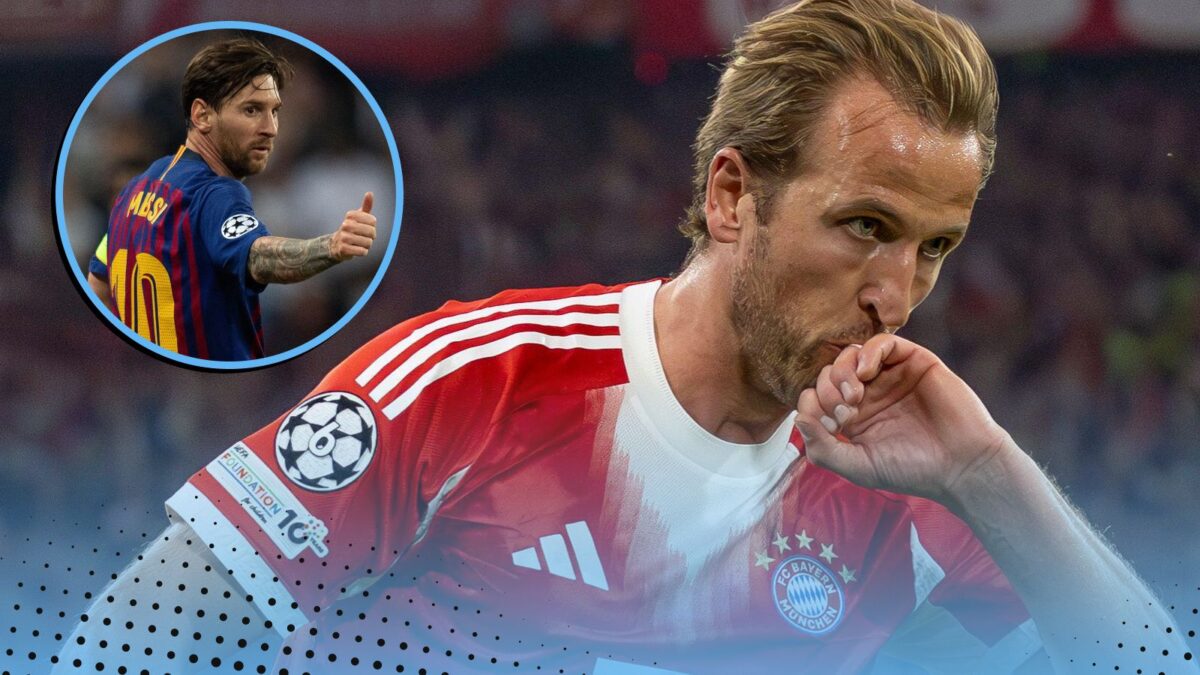 Harry Kane equals incredible Messi Champions League record ahead of CR7