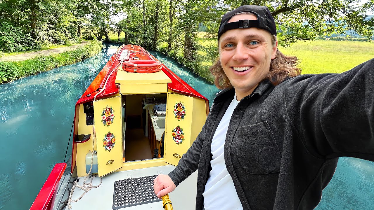 That moment the canal boat stops moving and you realize something’s ...