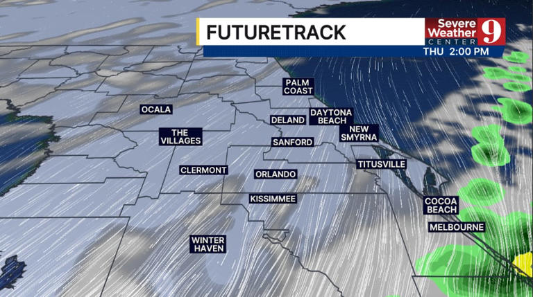 Cool day in Central Florida gives way to warming trend and sunny skies